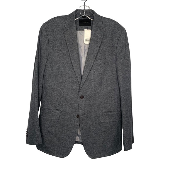 Banana Republic Other - NWT Banana Republic cotton Tailored Fit grey flannel blazer